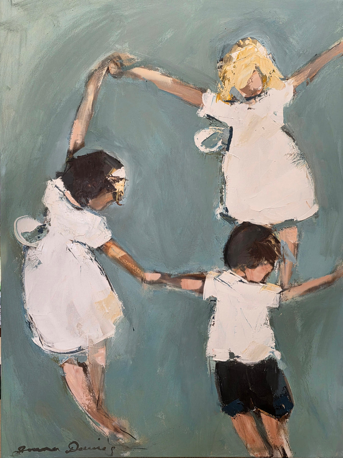 Three, on the Green (Left)
