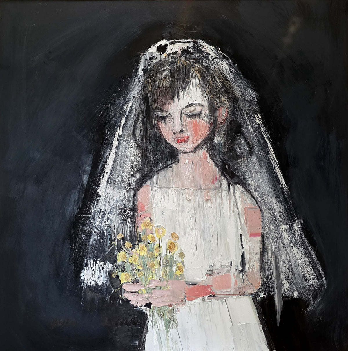 Bride with Billy Buttons