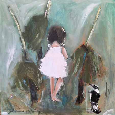 Abi, Maggie and Grass Trees