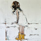 Waiting in NIghtie and Gum Boots